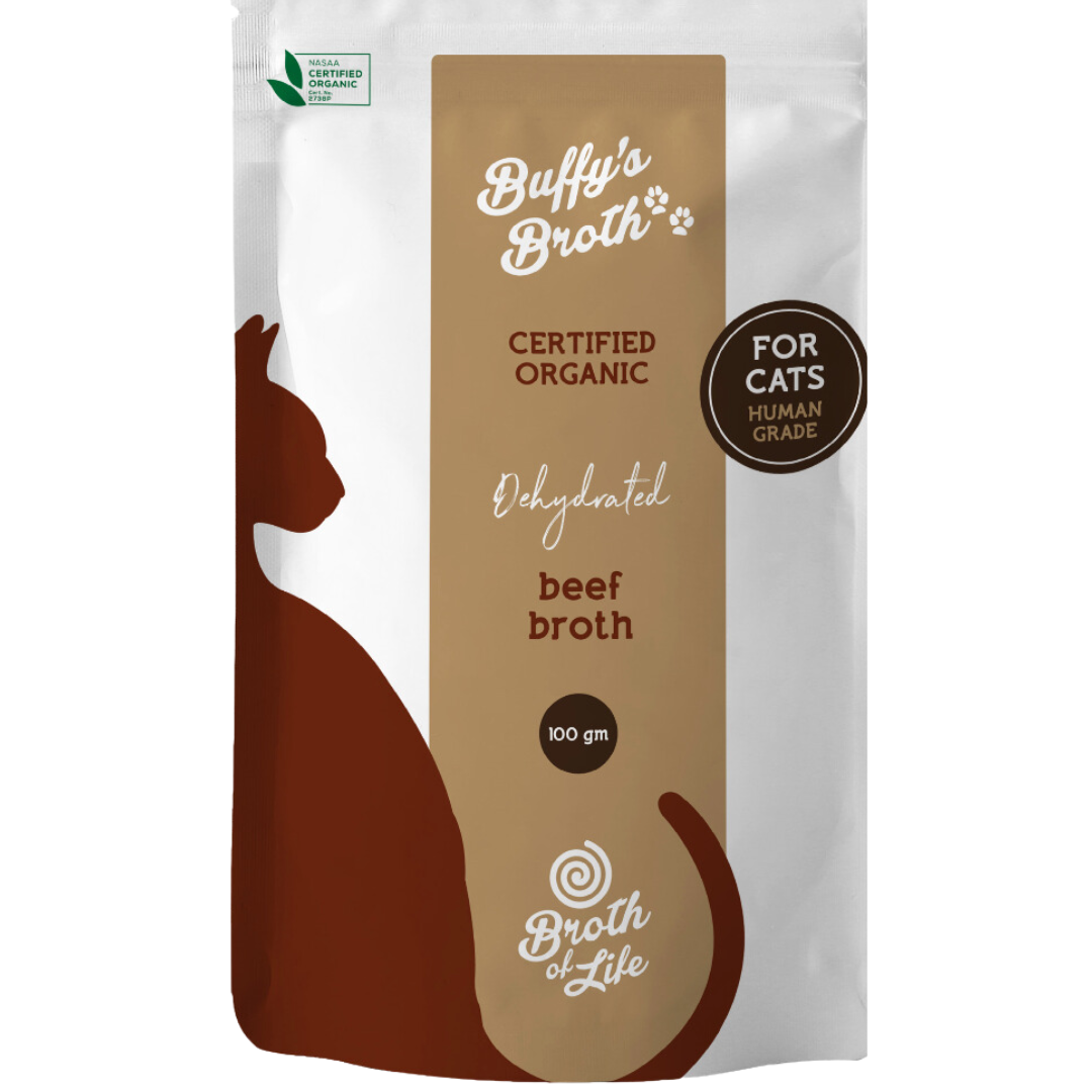 Certified Organic Bone Broth for Cats Broth of Life