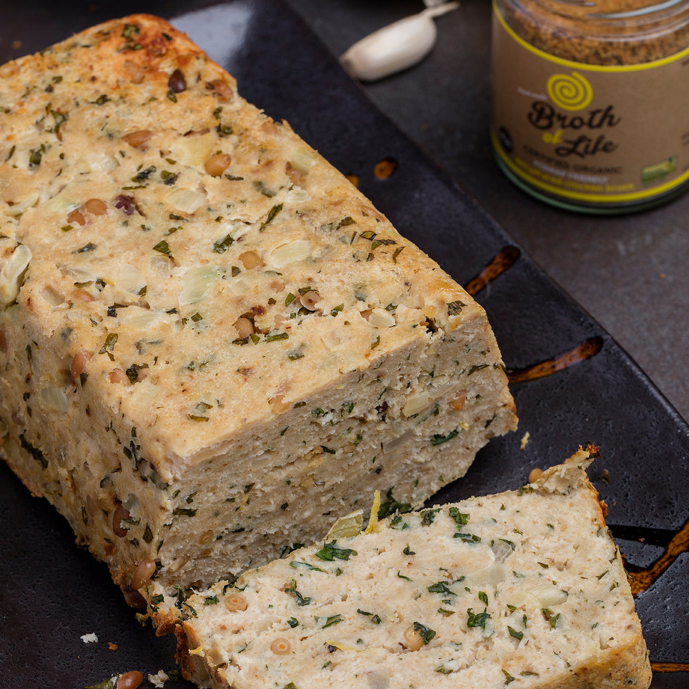 Chicken & Roasted Pine Nut Loaf