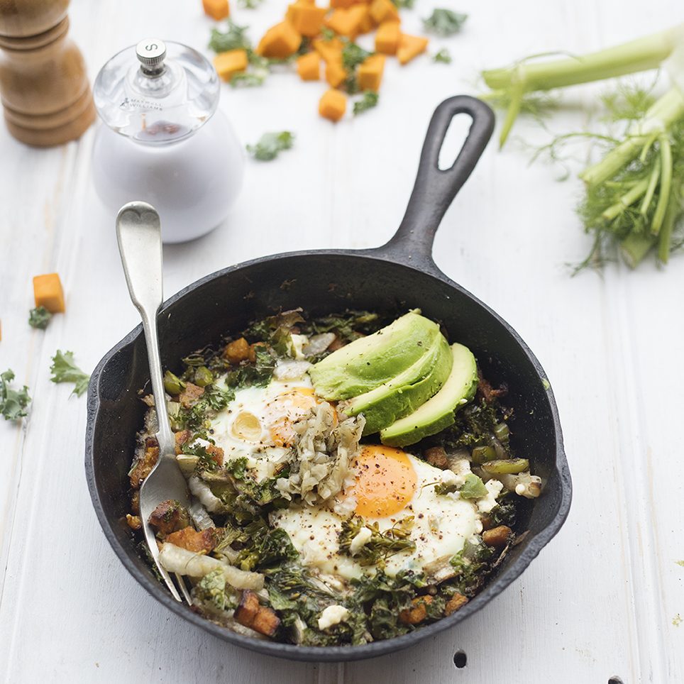 Baked Eggs & Pumpkin