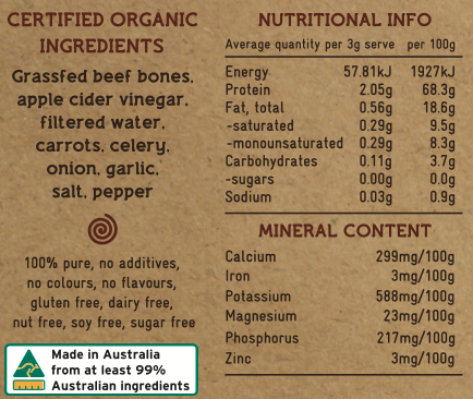 
                  
                    Beef Bone Broth (organic)
                  
                