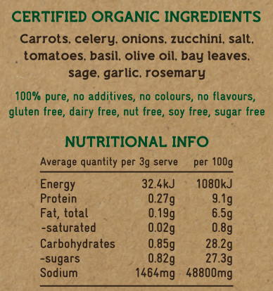 
                  
                    Vegetable Stock (organic)
                  
                